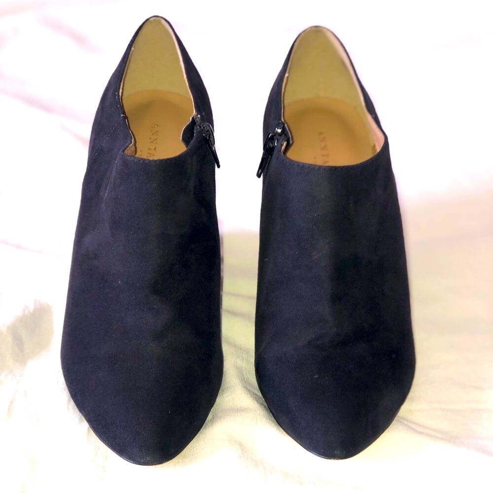 Ann Taylor Black Booties